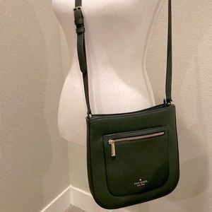 Kate Spade Green Leather Crossbody